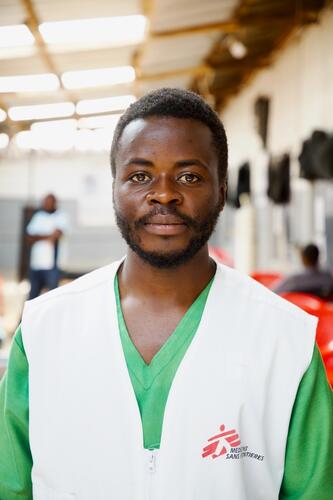Patrice Muyisa Kokotz, superviseur santé mentale à Butembo. Il a 23 ans et est originaire de Butembo.