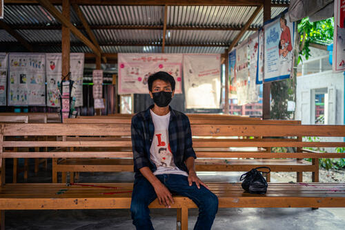 Brang Seng in MSF’s Myitkyina clinic