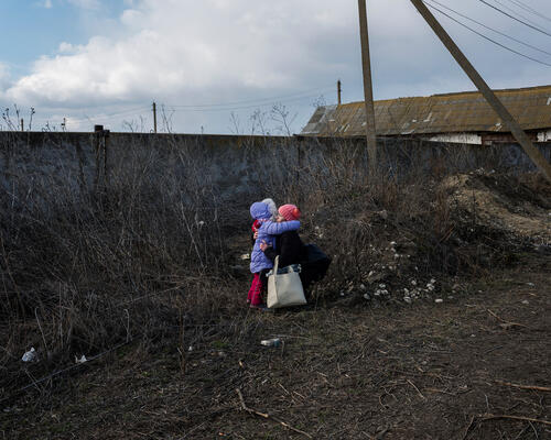 Ukrainian refugees in Palanca