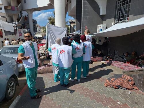 MSF Staff At al Shifa Hospital