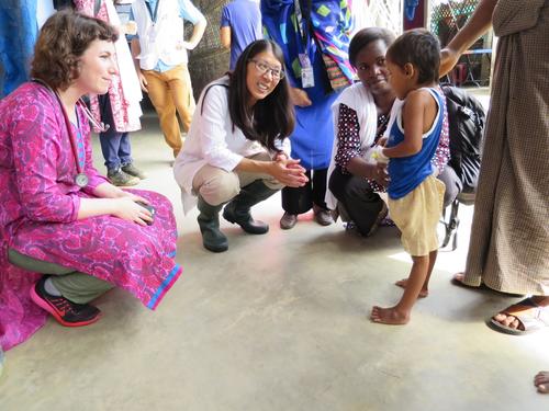 MSF President Joanne Liu visits emergency projects in Cox's Bazar, Bangladesh