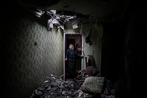Conflict effect on population. Donetsk region, Ukraine JAN 2015