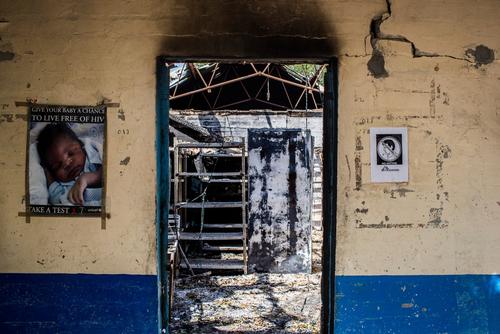 MSF hospital in Leer, South Sudan, destroyed
