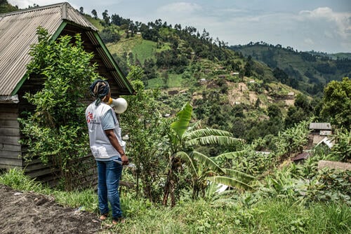 Mobile clinic in Kingi, Masisi territory