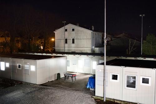 MSF Temporary Camp in Gorizia, Italy.