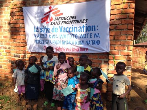 Vaccination measles Kalonge (DRC)