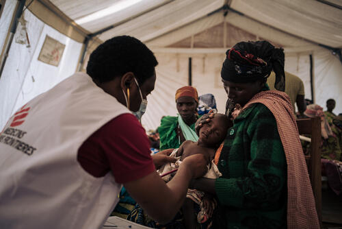 Medical activities in Rhoe camp, DR Congo