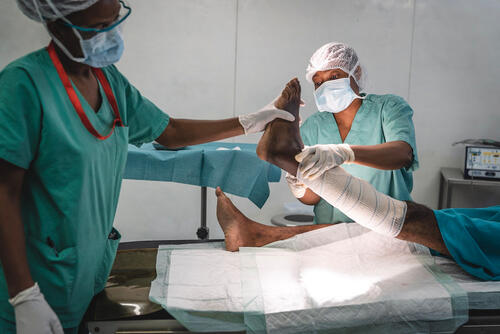 أنشطة أطباء بلا حدود في هايتي