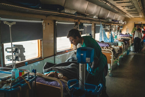 Doctors on Rails - MSF Medicalised train in Ukraine
