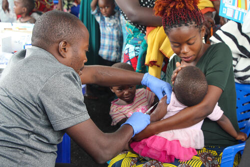 Campagne de vaccination multi antigène à Goma