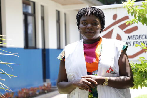 Dr. Maria Mashako, MSF medical coordinator in the DRC