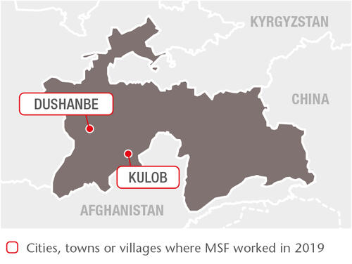 Tajikistan MSF projects in 2019