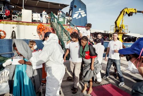 Trapani Italy - refugee reception and mental health