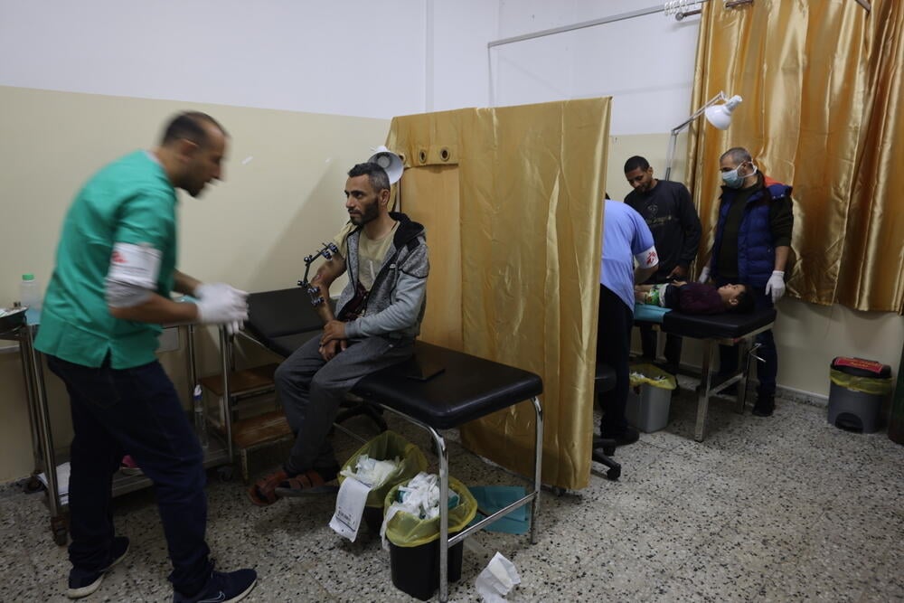 card MSF: Israel's evacuation orders and bombing around hospitals forces staff to evacuate leaving patients behind, diminishing options for people to find care