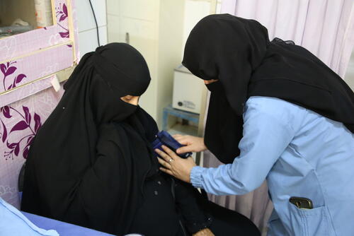 Taiz City, mother and child healthcare at Al Jamhouri hospital