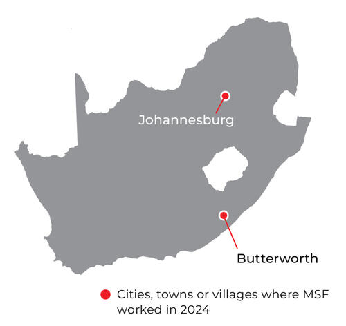South Africa IAR map 2024