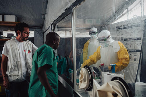 Elykia Ebola Treatment Center (CTE) in Bunia