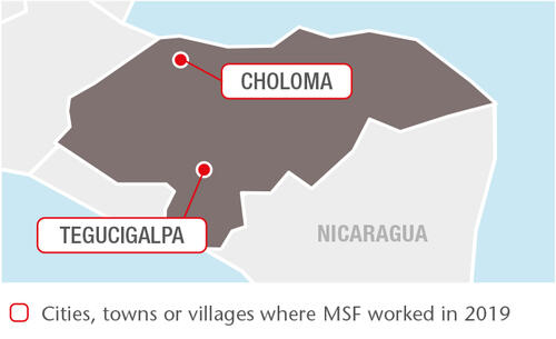 Honduras MSF projects in 2019