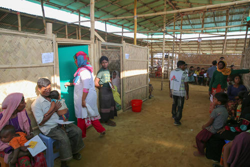 MSF activities and daily life of the refugees in Tasnimarkhola camp.