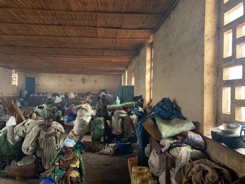 Paroisse camp for IDPs, Drodro