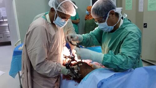 Yemen : surgical emergency hospital in northern Aden