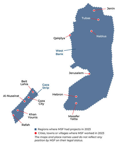 Palestine IAR map 2023