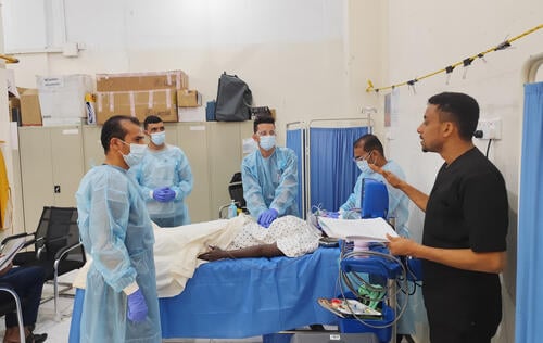 Emergency patient assessment and stabilization practice