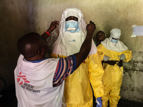 Ebola Treatment Centre (ETC) in Bikoro