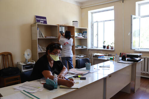 MEDSF staff in the TB consulting room