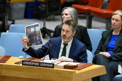 Christoper Lockyear at UNSC briefing on Gaza 14