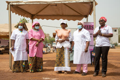 Breast and cervical cancer screening mass campaign