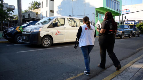 MSF outreach in San Pedro Sula