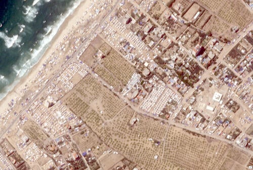 Satellite view IDP in Deir al-Balah / Area A, 24 May 2024