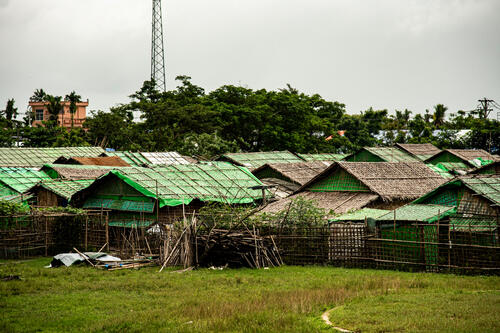 IDP camp in Rathedaung, Rakhine state