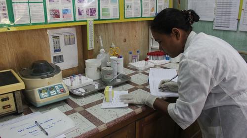 Laboratory in Kachin State, Myanmar