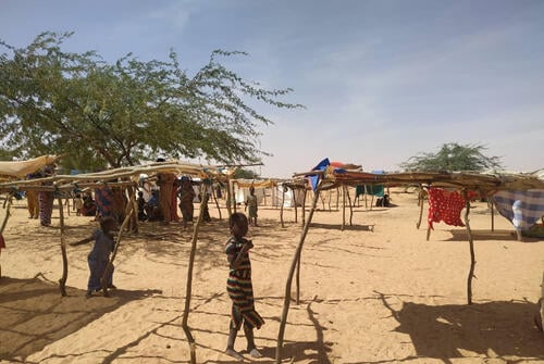 Refugee population in Andeamboukane, Mali