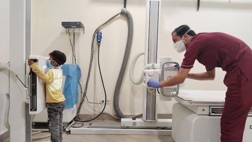 MSF X-ray technician