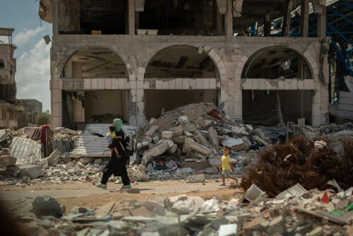 MSF Clinic in Gaza City (fleeing North Gaza package)