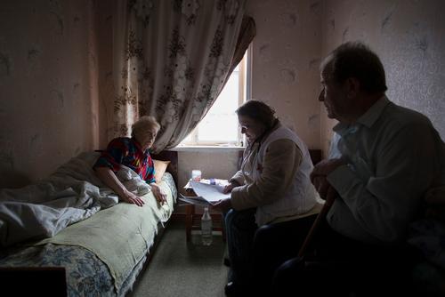 Home Visits and Mobile Clinic in Debaltseve