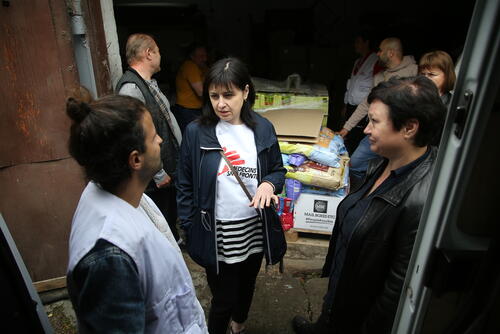 MSF mobile healthcare supports a rural town in Ukraine