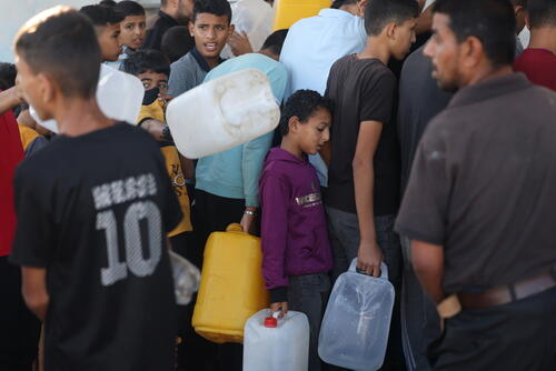 Displaced Palestinians returned to Khan Yunis -33