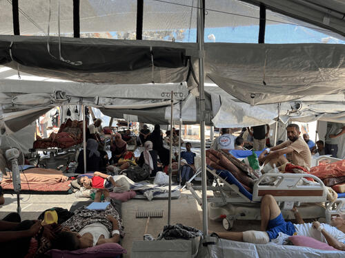 أنشطة أطباء بلا حدود في غزة