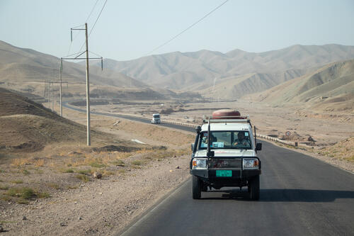 MSF Landcruiser on explo