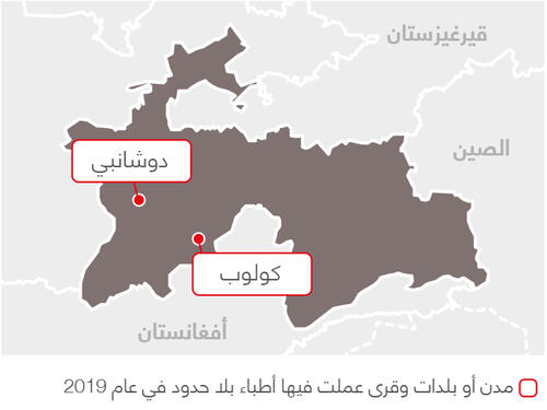 Tajikistan MSF projects in 2019 - AR