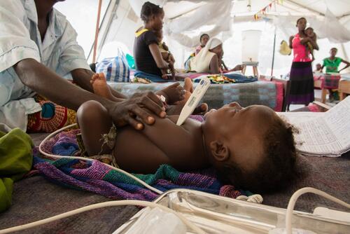 Malnutrition and malaria in Manono health zone