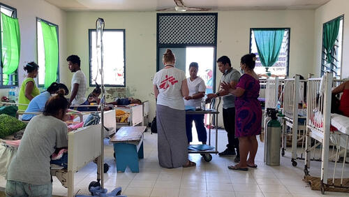 Paediatric ward, Tungaru Central Hospital, South Tarawa