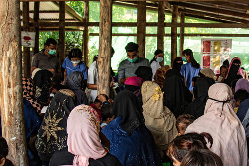 Mobile clinic in Northern Rakhine state