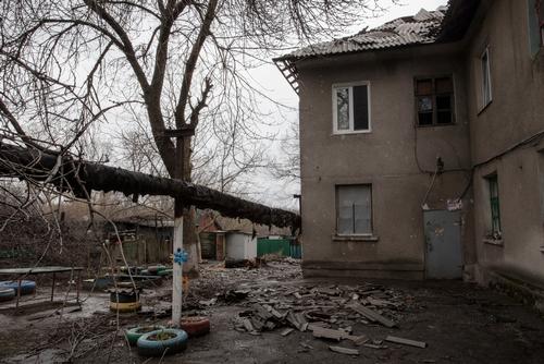 MSF Home Visits in Debaltseve