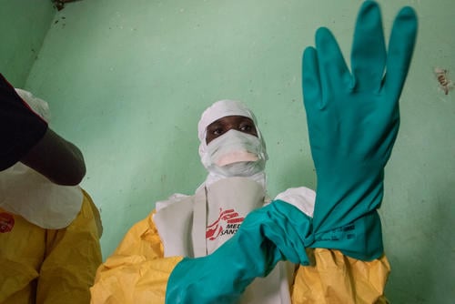 Ebola Treatment Centre (ETC) in Bikoro
