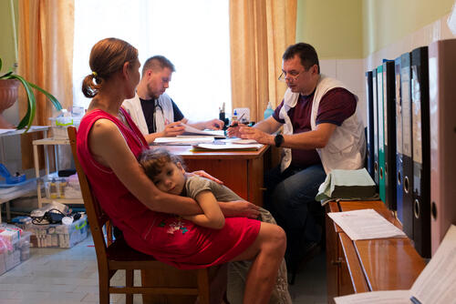 Displaced Persons. Ukraine, Zaporizhzhia, June 2022.